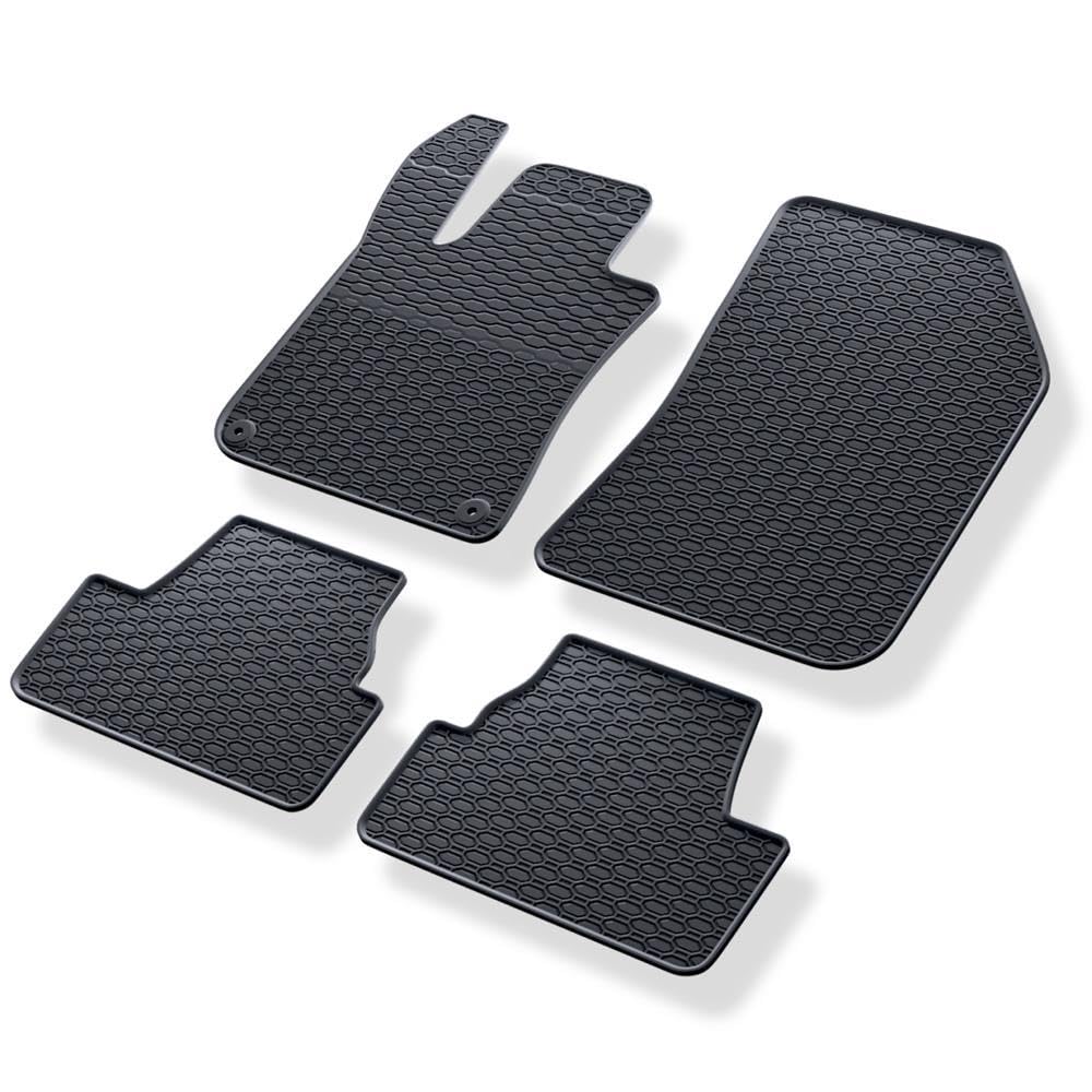 Mossa Alfombrillas Goma aptas para Peugeot 308 II (2013-2021) 4 uds. Negro | Hatchback
