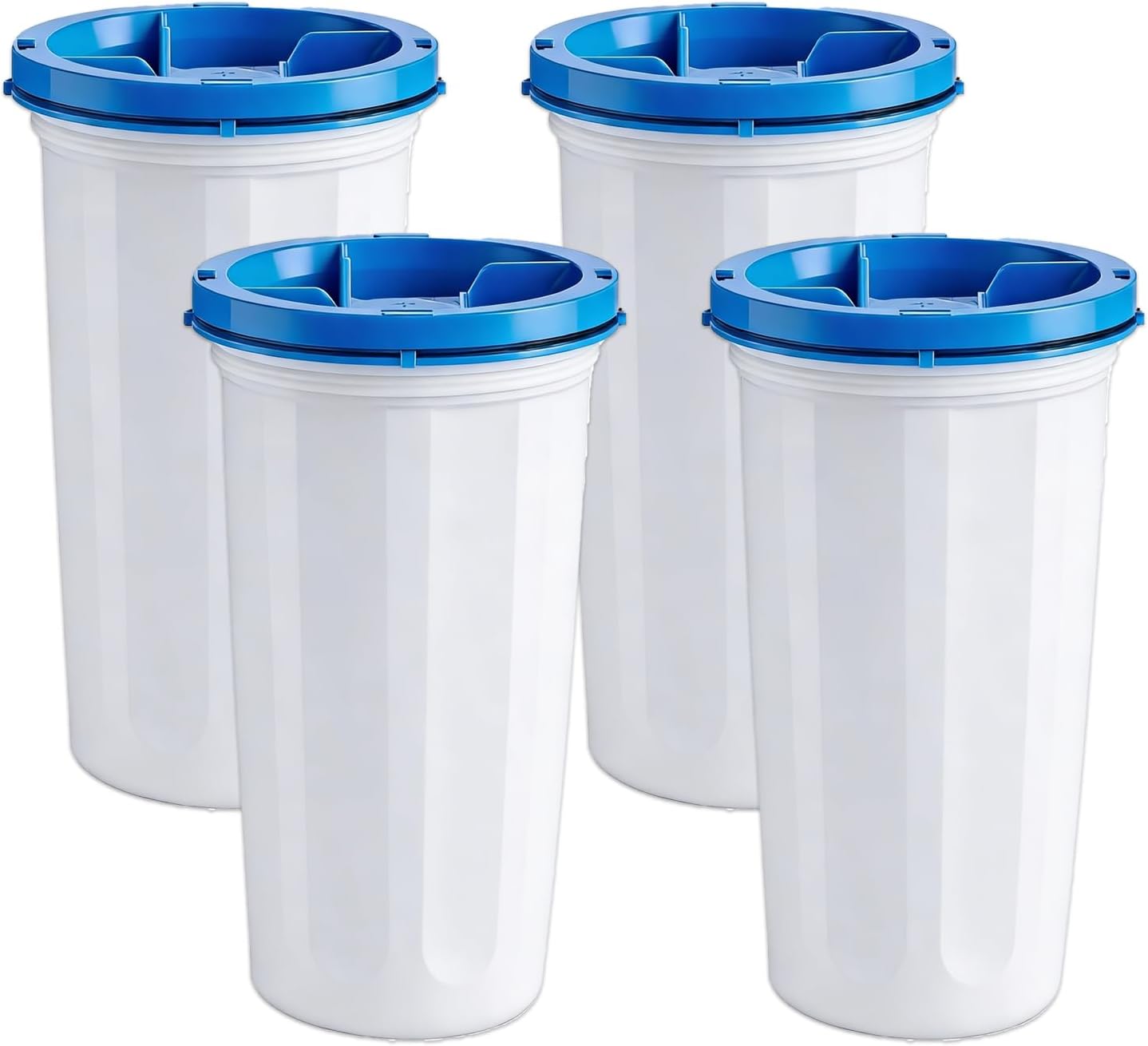 Compatible with New Culligan Pitcher & Dispenser Water Filter Cartridge 4 Count, 5-Stage Advanced Filtration, Reduces Lead, Total PFAS, Mercury, Fluoride & Chlorine by GAMOTH