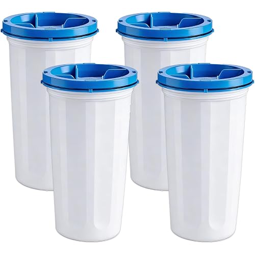 Compatible with New Culligan Pitcher & Dispenser Water Filter Cartridge 4 Count, 5-Stage Advanced Filtration, Reduces Lead, Total PFAS, Mercury, Fluoride & Chlorine by GAMOTH