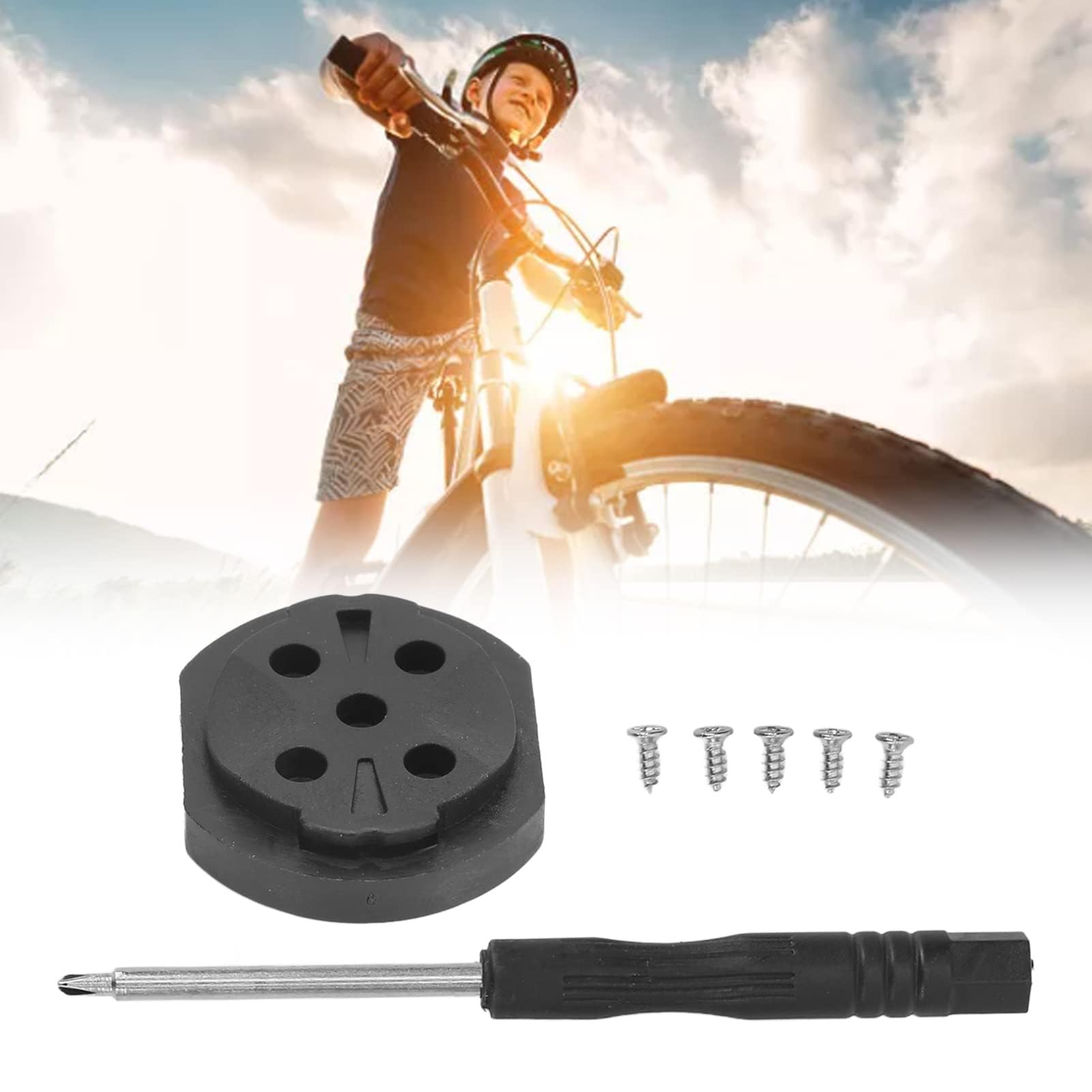 Staffa per Computer da Bicicletta Base Fissa di Ricambio Parti di Riparazione Compatibile con Modelli Standard Adatta per Montaggio Stabile