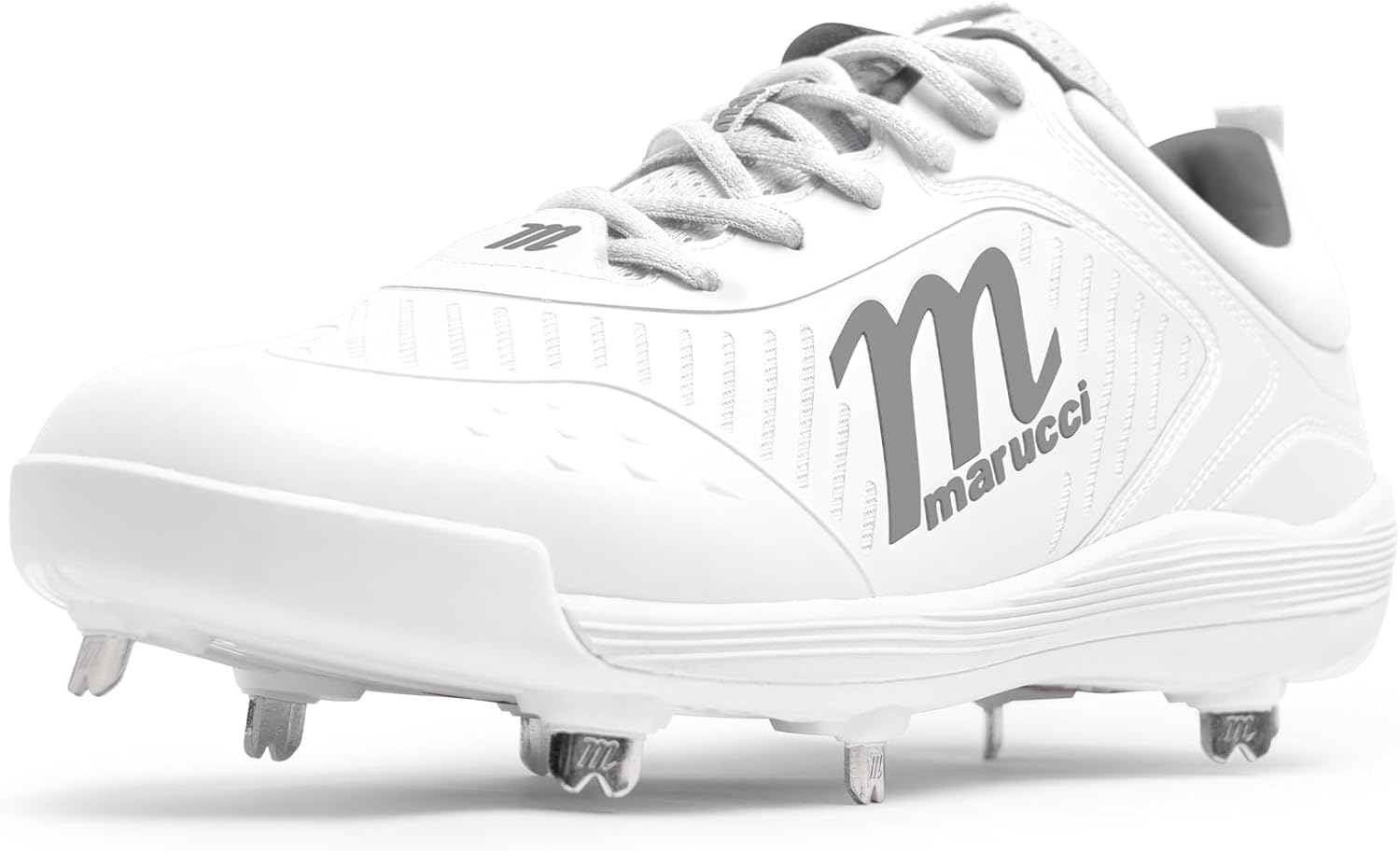 Marucci CFT Low Height Metal Baseball Cleats for Men, Baseball Shoes for Men, Secure Adjustable Fit, Comfort & Traction for Performance, Lightweight, Long Lasting Durability