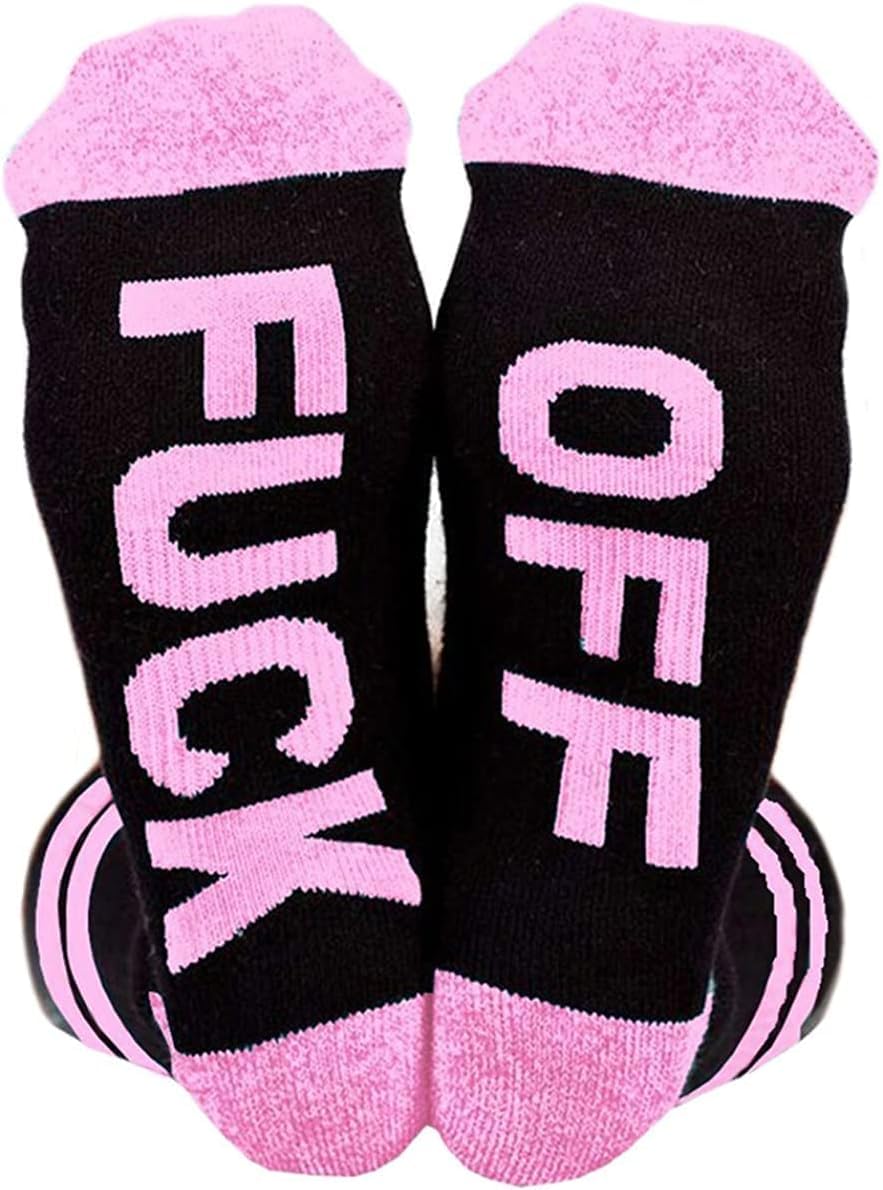 Muccp If You Can Read This Bring Me Coffee Tacos Socks for Women Family Gifts Funny Sock (Pink)
