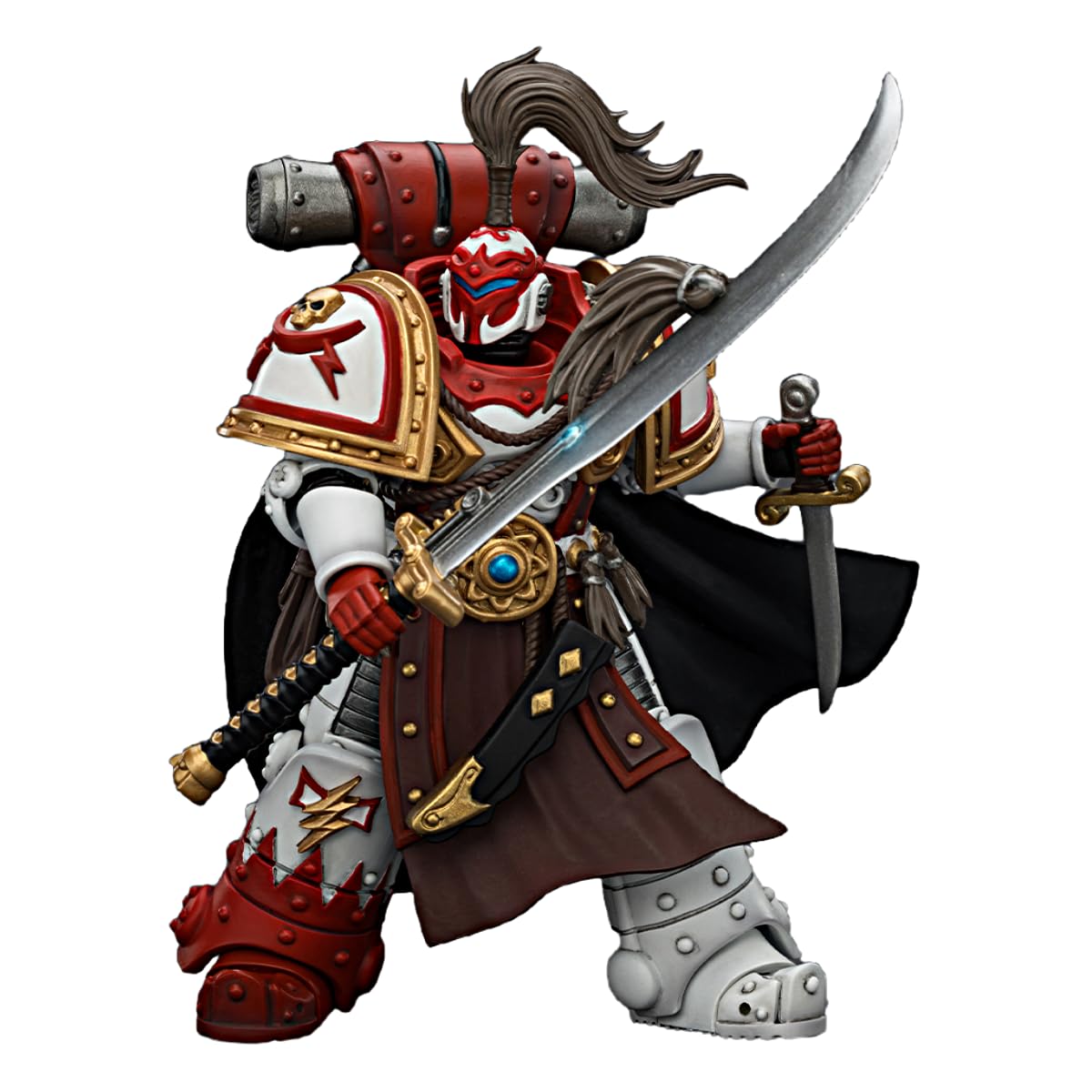 TOYVERSE JOYTOY Warhammer The Horus Heresy White Scars Gufo Khan Seeker of Atonement con spada energetica Il respiro della tempesta, scala 1:18, modellino personaggio a partire dai 15 anni