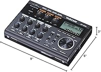 Vista 10 de Tascam DP-006 Grabadora de audio digital Pocketstudio de 6 pistas multipista, micrófonos incorporados, composición de canciones, funciona