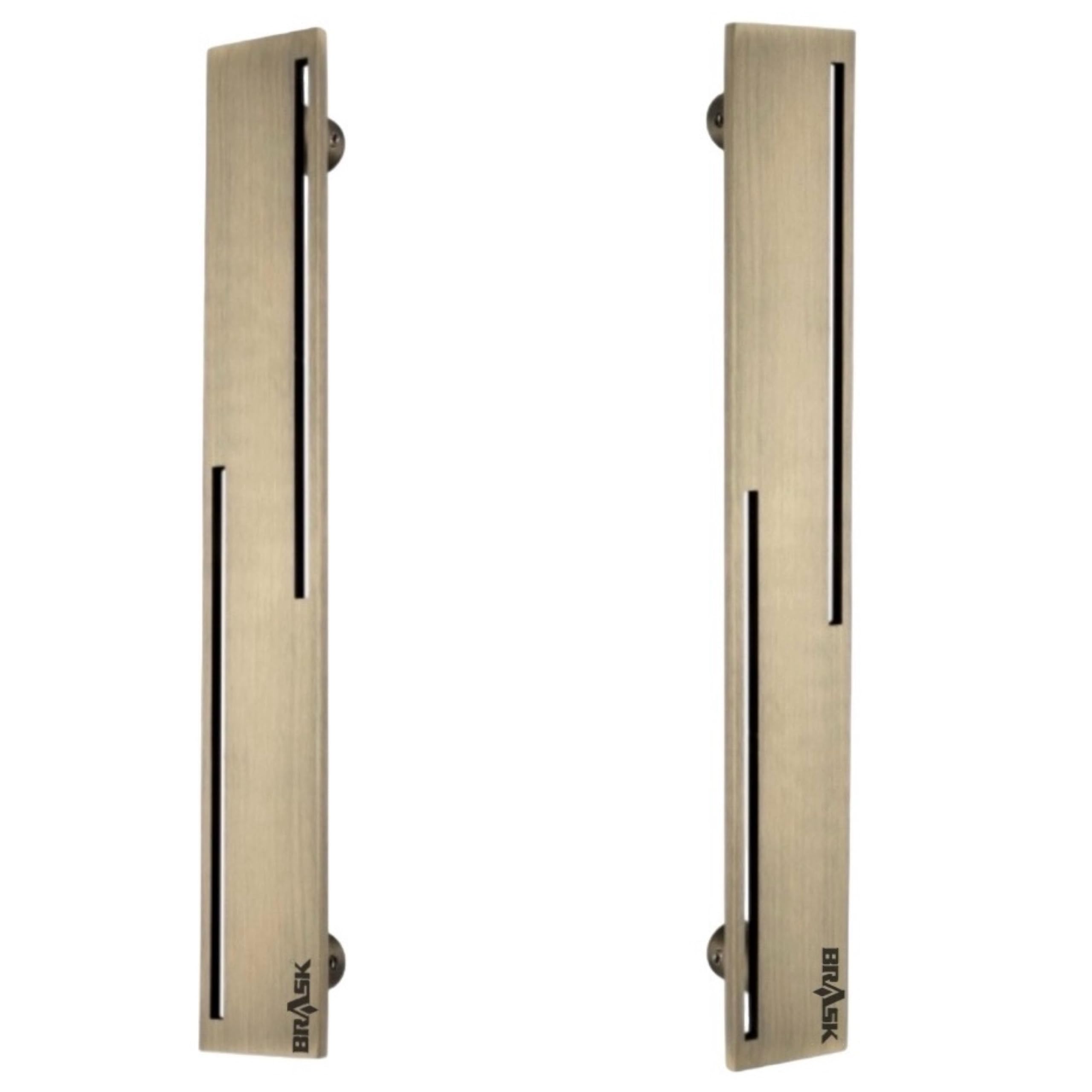 BRASK Pull Door Handle | Main Door Handle with Screws | Wooden Door & Glass Door Handle | Antique Finish | Model No. R - 106 (1 Set (2 Pcs), 18" (450 mm x 40 mm x 6 mm)) (B0D2YDGHWT) Amazon Price History, Amazon Price Tracker