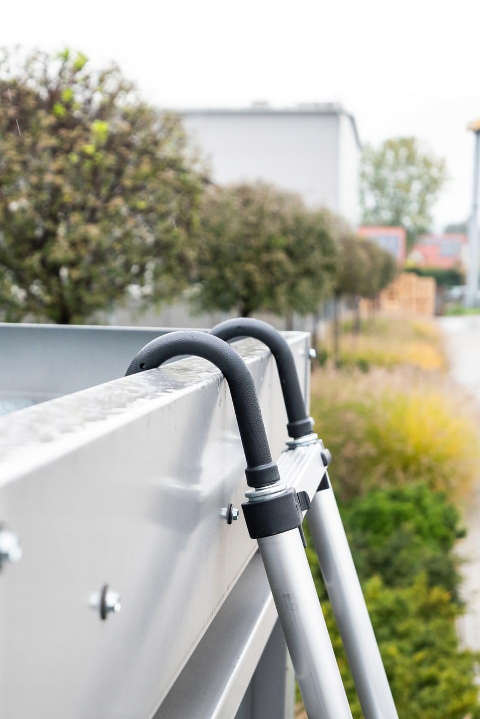 Drabest - Ganci per Scale da Tetto - Robusti Supporti in Acciaio e Alluminio - Compatibili con le Scale Drabest - Montaggio Facile e Veloce - 2 pezzi