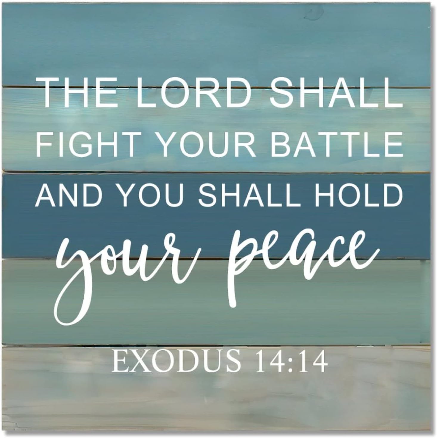 Farmhouse Style Wood Pallet Sign The Lord Shall Fight Your Battle Rustic Wooden Sign Wood Hanging Door Plaque With Rope Distressed Farmhouse Hanging Sign Inspirational Wall Hanging For Outdoors