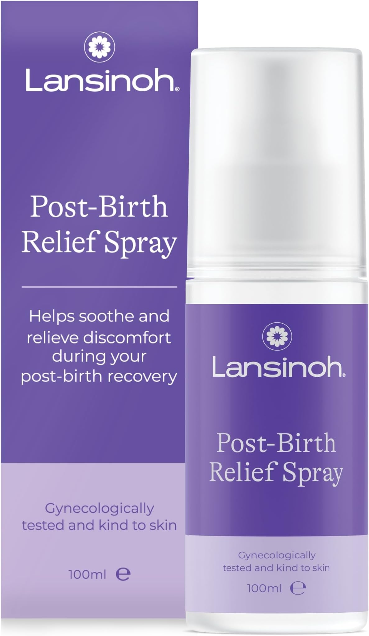 Lansinoh Organic Perineal Spray - 100ml - Cooling Post-Birth Relief