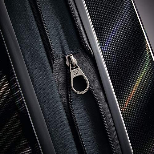 American Tourister Moonlight Hardside Expandable Luggage With Spinner Wheels, Iridescent Black, Carry-On 21-Inch #TOP4