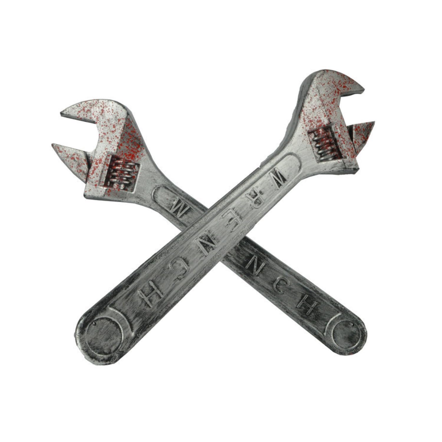 MEISH Adult Bloody WrenchPlastic Fake Wrench Toy Fake Spanner Party Photo Prop Funny Cosplay Weapons for Halloween Costume Accessories - Image 2