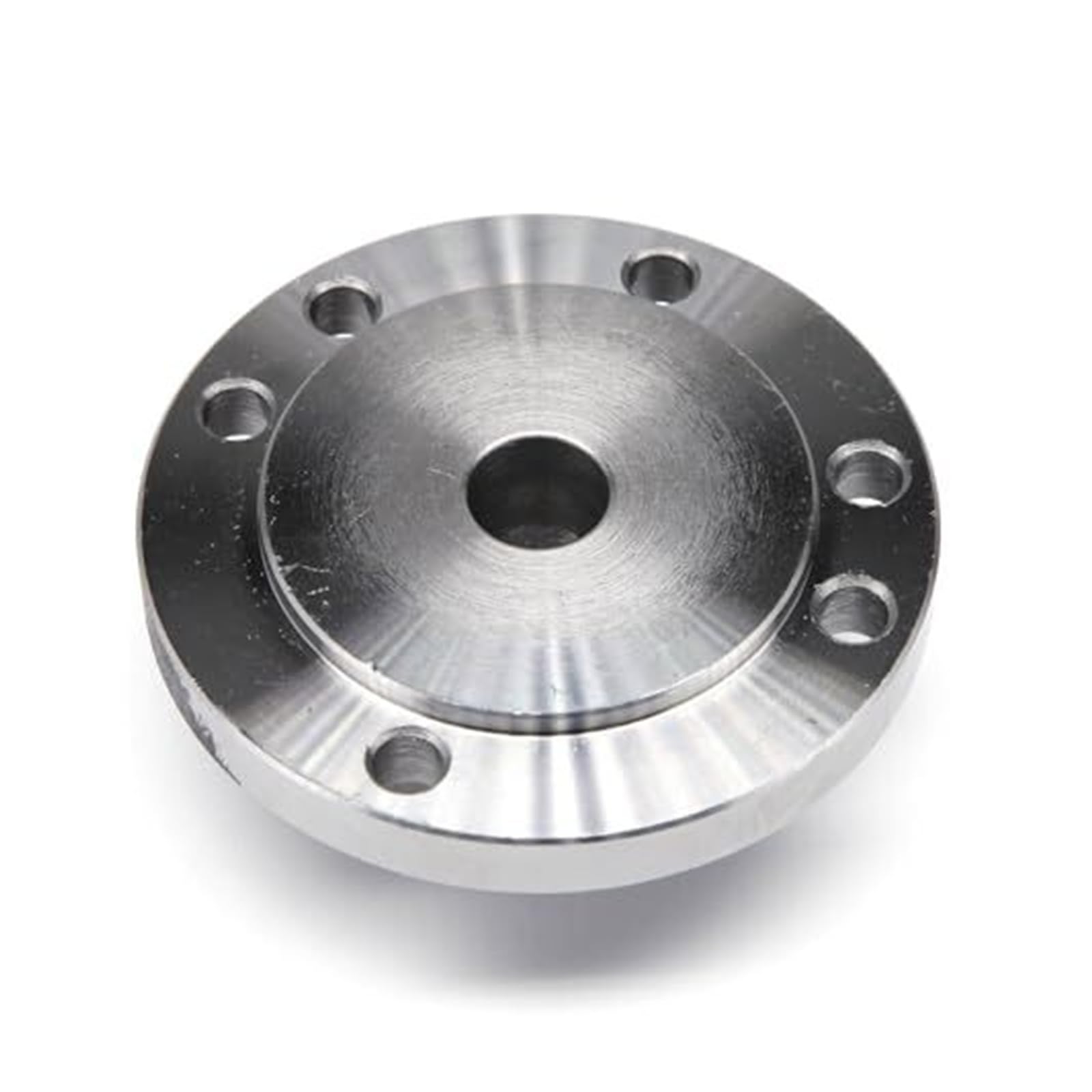 Adaptador de mandril torno for husillo motor K11 80 K12 K72, base brida for tornos (azul)(19mm)