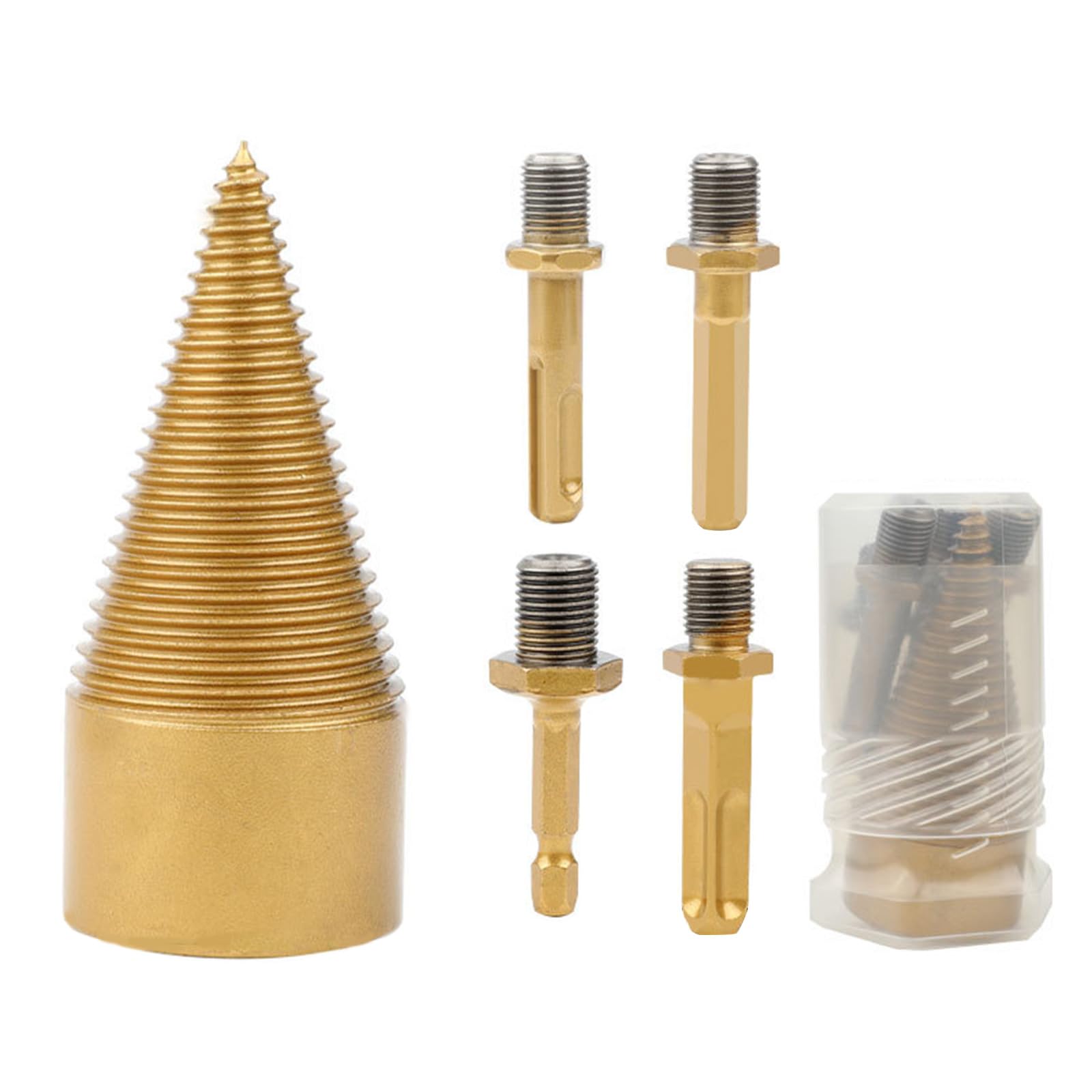 5 piezas brocas divisorias de madera 42 mm 32 mm brocas divisorias de tronco para montar en la pared brocas de división de madera brocas de división de madera