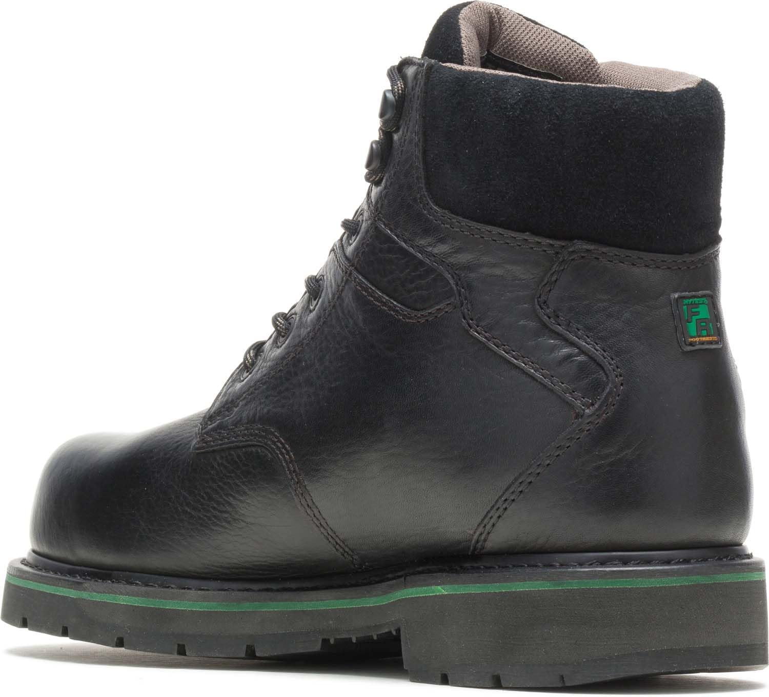 Hytest FootRests Black Electrical Hazard, Composite Toe, Waterproof, Men's 6 Inch Work Boot (10.5 EEE)