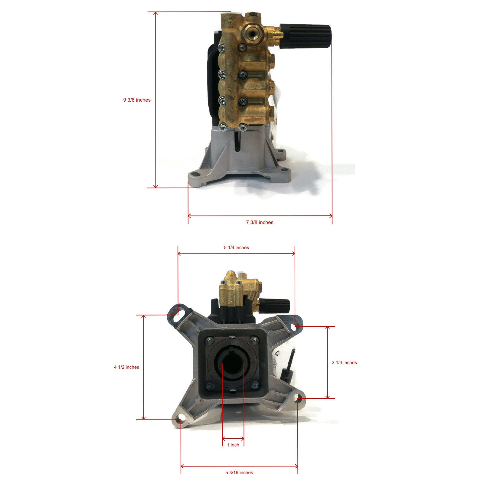 The ROP Shop | Pressure Washer Pump RSV4G40HDF40-EZ with Quick-Connect for MTM Hydro 24.0069