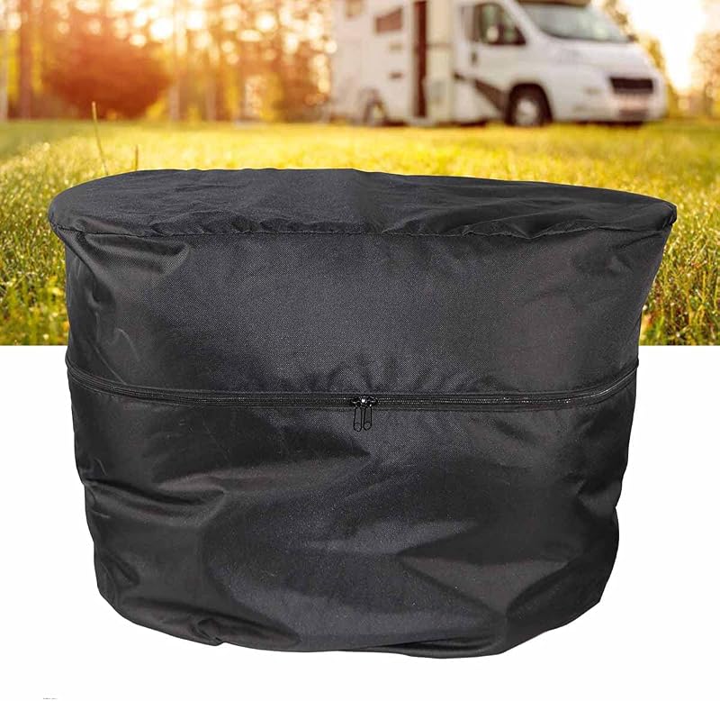 RV Propane Tank Cover, Camper Propane Tank Cover Double 20lb, for Travel Trailer