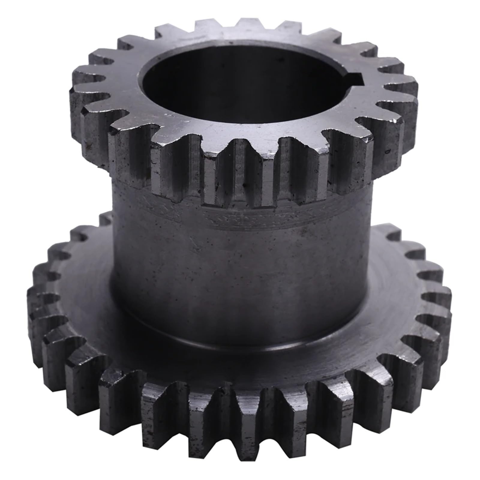 2pcs/Set Dual Dears Metall Drehgetriebe CJ0618 Zähne T29XT21 T20XT12 Doppelte Gear (Color : Silver)