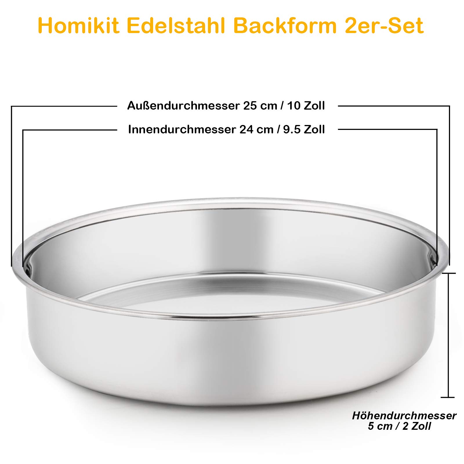 Stampo Rotondo Stampo Per Piatti Freddi Rotondo In Acciaio Inox - Con Base Push (Taglia S) Utensile Da Cucina Professionale