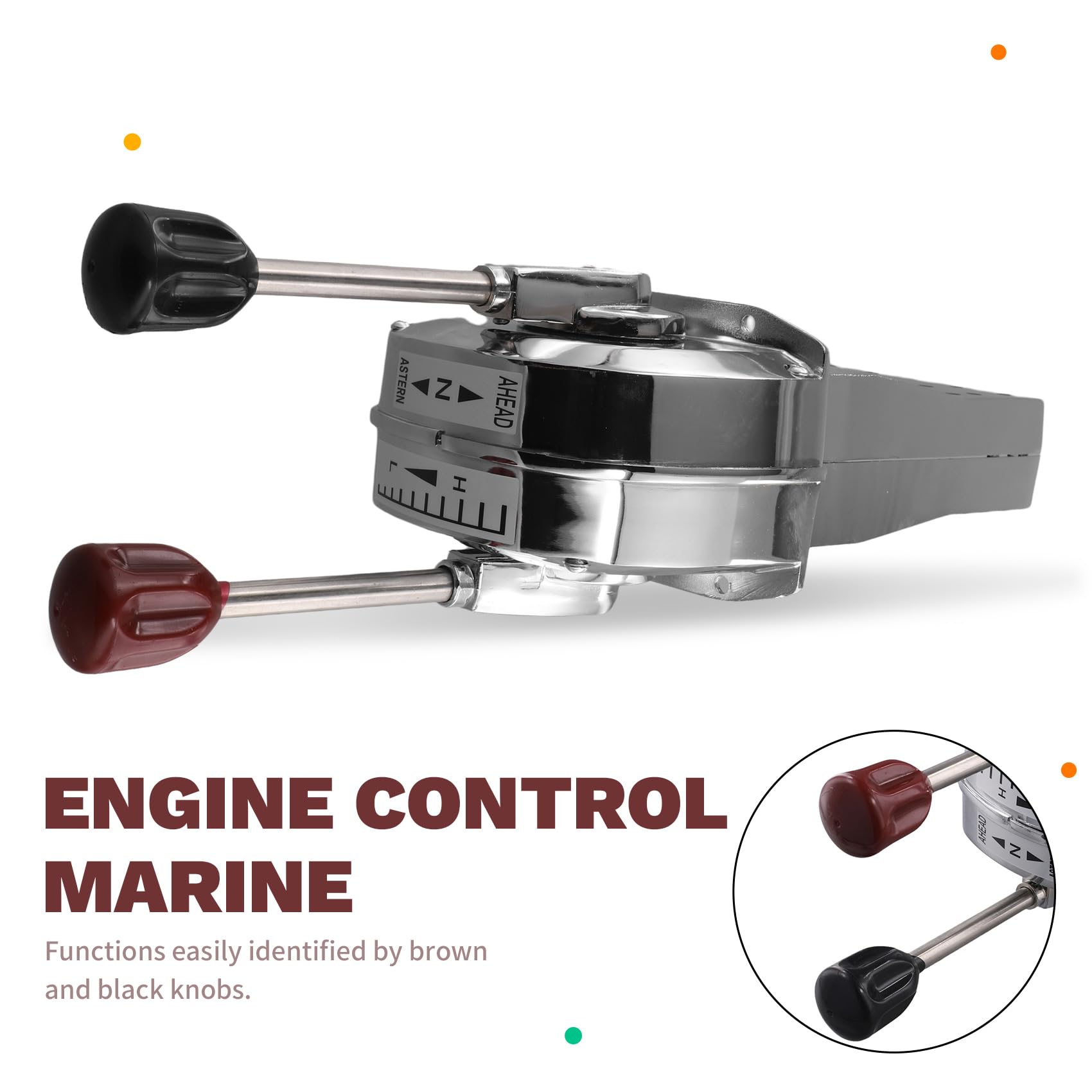 Controllo Motore A Motore A Doppia Leva del Motore Monte Marine Controllo Marine Leva