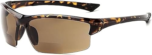 Miniatura 1 de Calabria Sport 202BF - Gafas de seguridad bifocales para lectura para hombres y mujeres, antivaho envolvente, protección UV tintada, sin montura