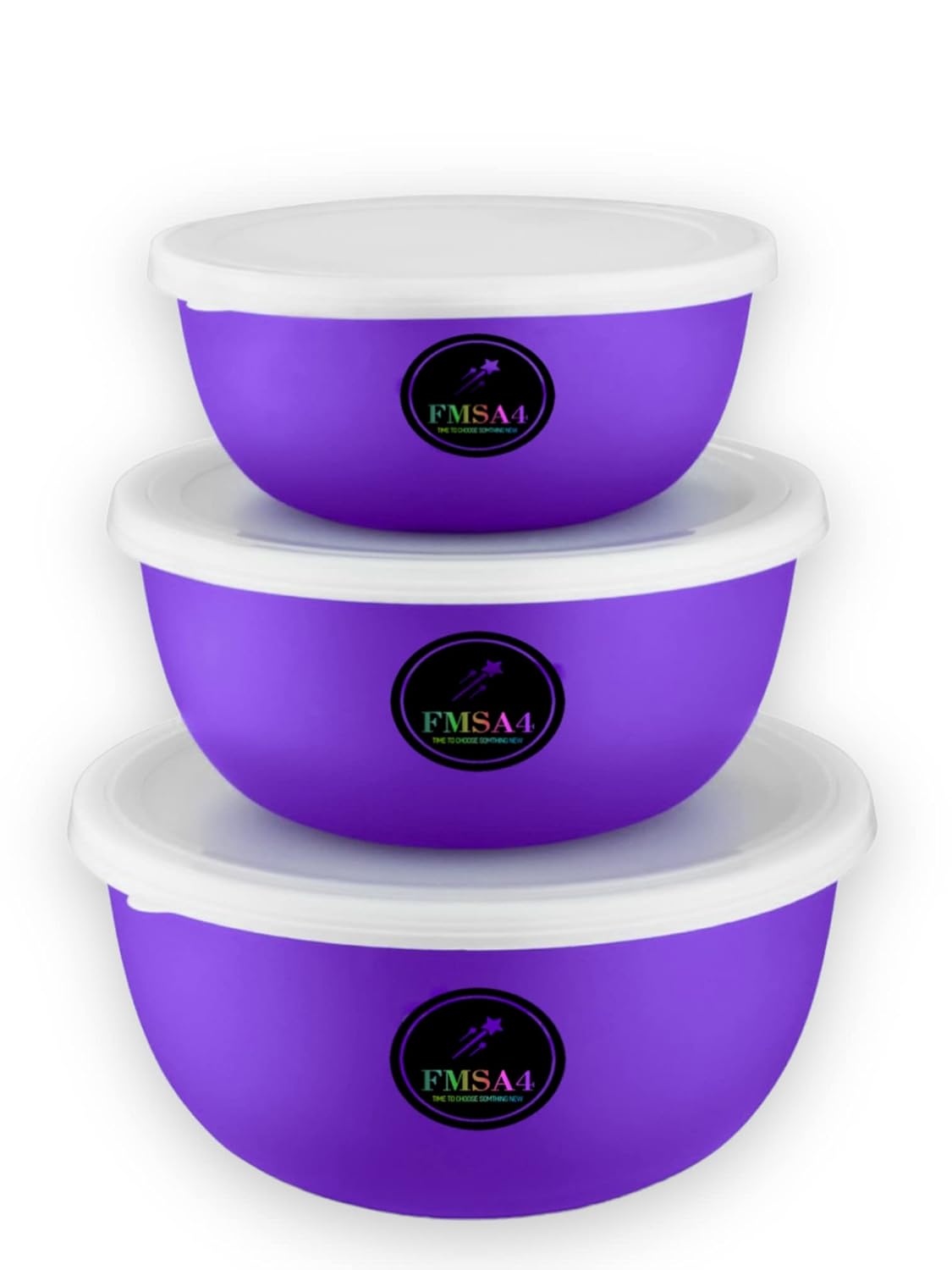 Fmsa4.Store microwave safe bowl steeliness steels with lid bowls for