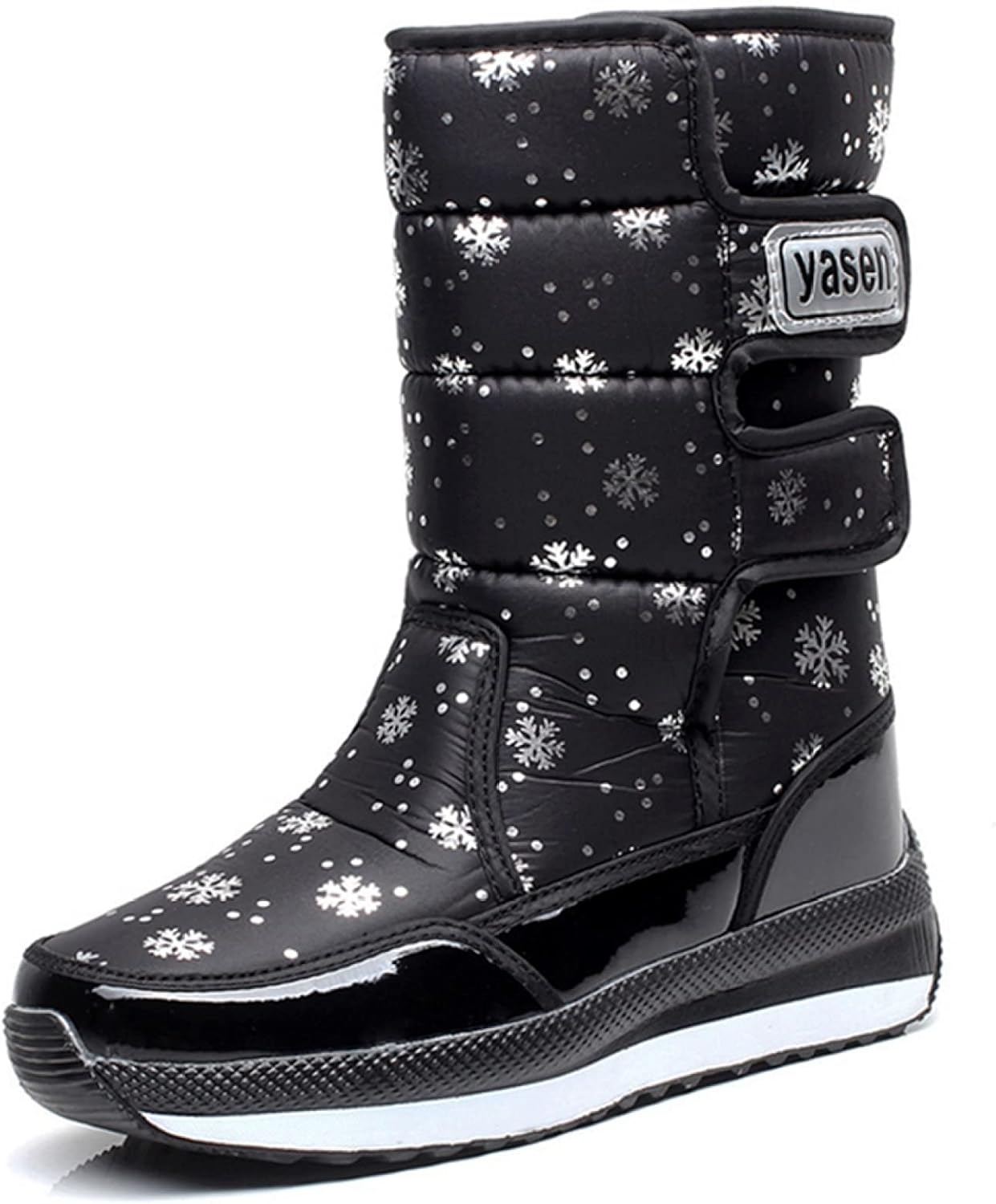 ヤク 防水 防寒 スパイク スノーブーツ 黒 ミドル 北海道 冬靴 雪道 防滑 レディース ブーツ 婦人靴 アウトドア レディーススパイク付ブーツ レディースシューズ ブーツ 防水 防寒 防滑の綿靴 雪靴 通学 通勤用 靴 タウンユース Faz Co Zm ヤク 防水 防寒 スパイク スノーブーツ 黒 ミドル 北海道 冬靴 雪道 防滑 レディース ブーツ 婦人靴 アウトドア レディーススパイク付ブーツ レディースシューズ ブーツ 防水 防寒 防滑の綿靴 雪靴 通学 通勤用 靴 タウンユース Faz Co Zm