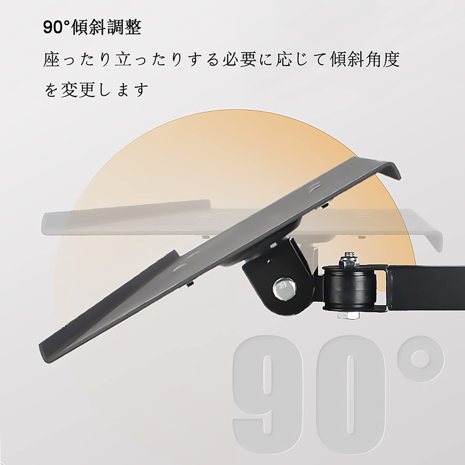 Amazon | キーボードトレイ,鋼管取付キーボードトレイ,アルミ合金製