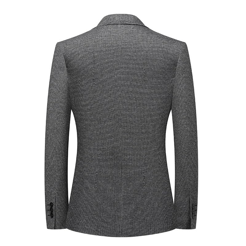 Casual Blazers Two Button Blazers for Men Herringbone Suit Jacket Notched Lapel Casual Coat Party Western Sport Coats2