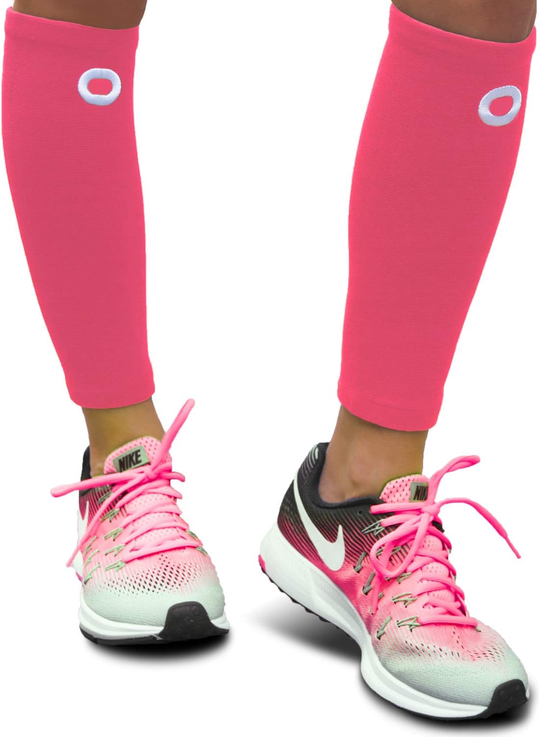 Crucial Compression Calf Sleeves for Men & Women (Pair) - Instant Shin Splint Support, Leg Cramps, Calf Pain Relief, Running, Circulation and Recovery Socks - Premium Compression Sleeve for Calves : Health & Household