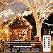 DBFAIRY Lichterkette Batterie, 2x10M 100 LED Lichterkette Batterie mit Fernbedienung 8 Modi und Timer, Wasserdicht Lichterketten Draht für Innen Außen Party Hochzeit Weihnachten Deko (Warmweiß)