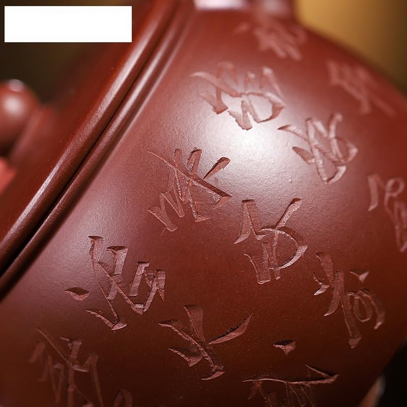 Bouilloire en argile violette de 220 ml, fabriquée à la main en grande quantité. Bouilloire en terre crue Zhu avec filtre. Service à thé Zisha. Théière chinoise artisanale. Théière pour cuisinière.