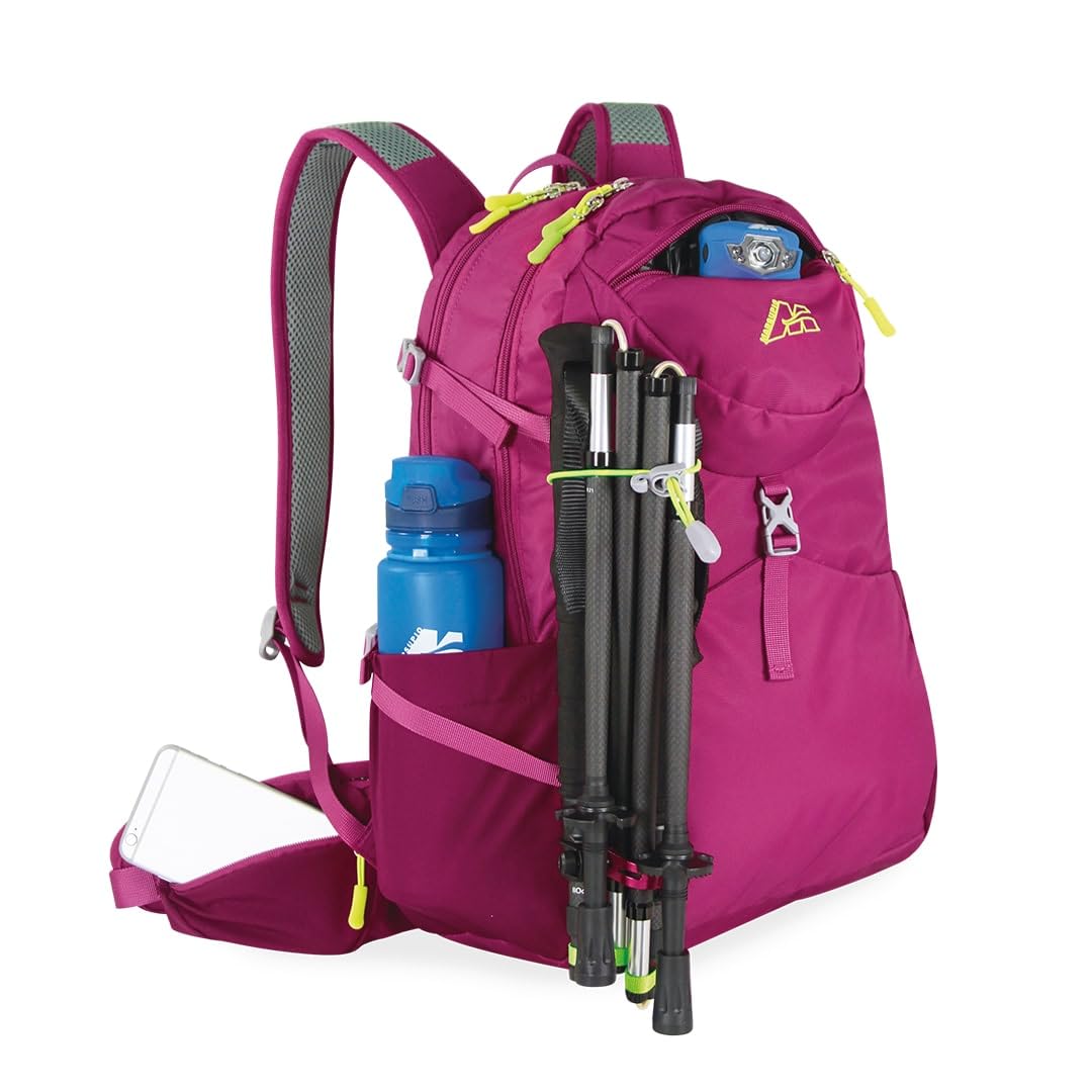 Marsupio Zaino trekking Multi Use, Sport invernali STREET 20 Viola Ciclamino