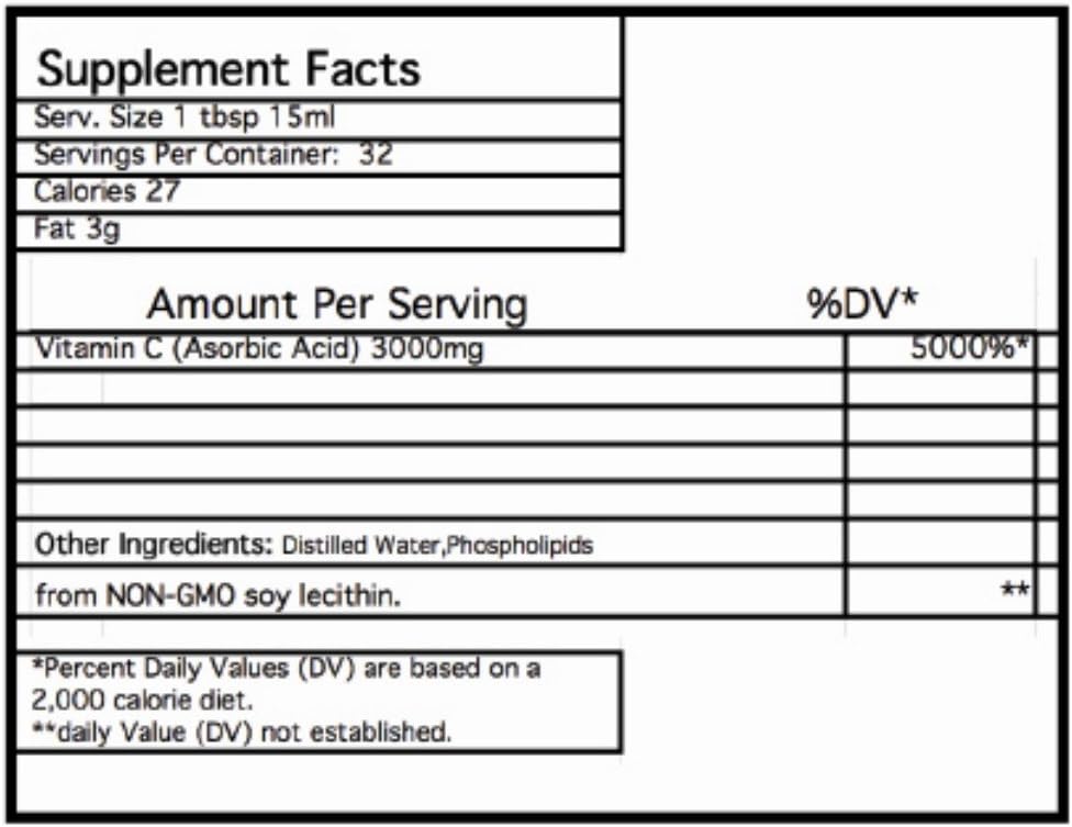 Ultimate Liposomal Vitamin C | 3000mg Per Serving | 16oz | All Natural !|Board Room Organics/#1 Best Liposomal C on Market Today