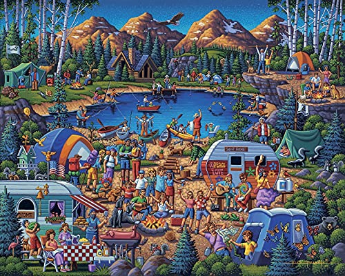 Rompecabezas Temática Camping 3+ Anos miniatura 2