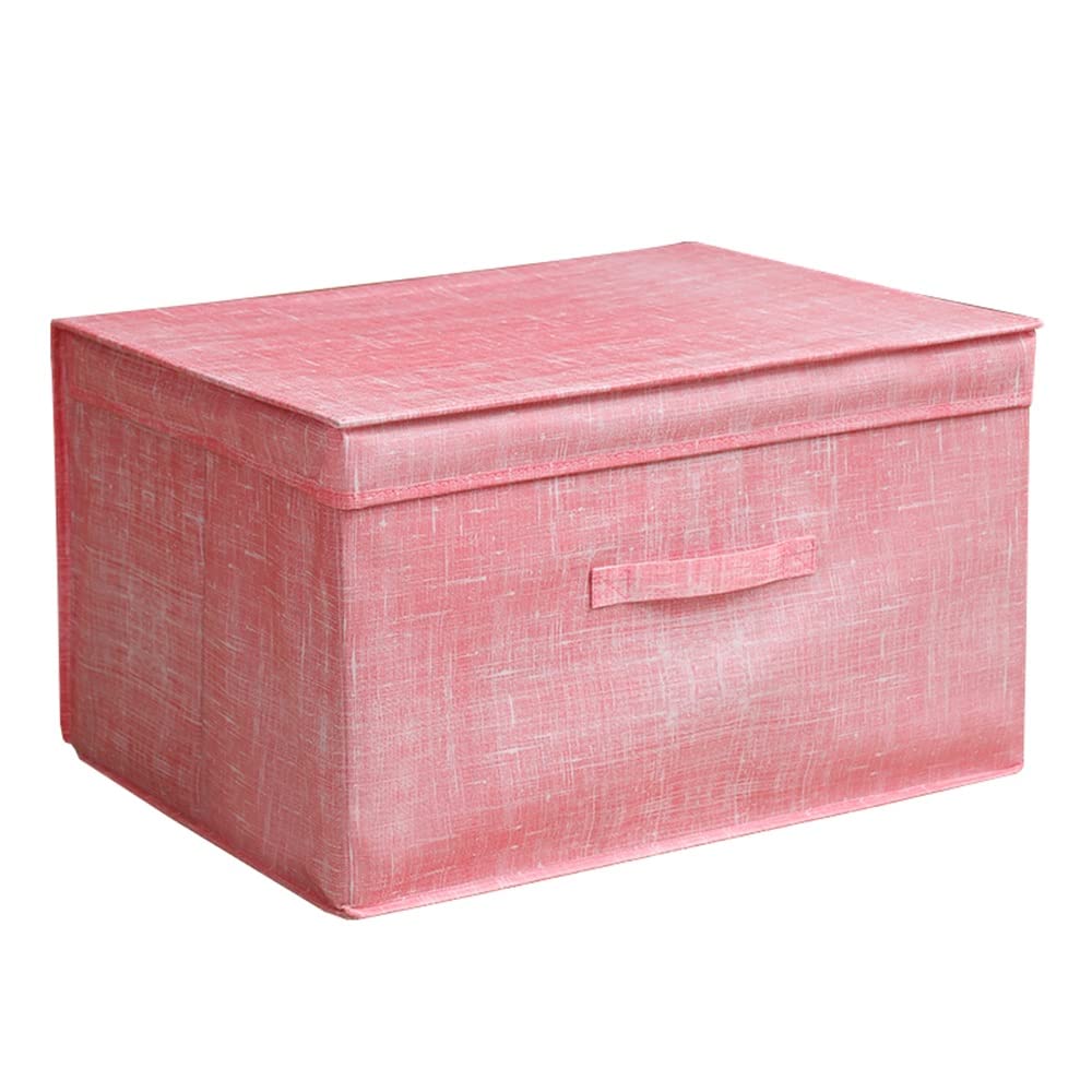 Boîte de rangement vêtements anti-poussière rose