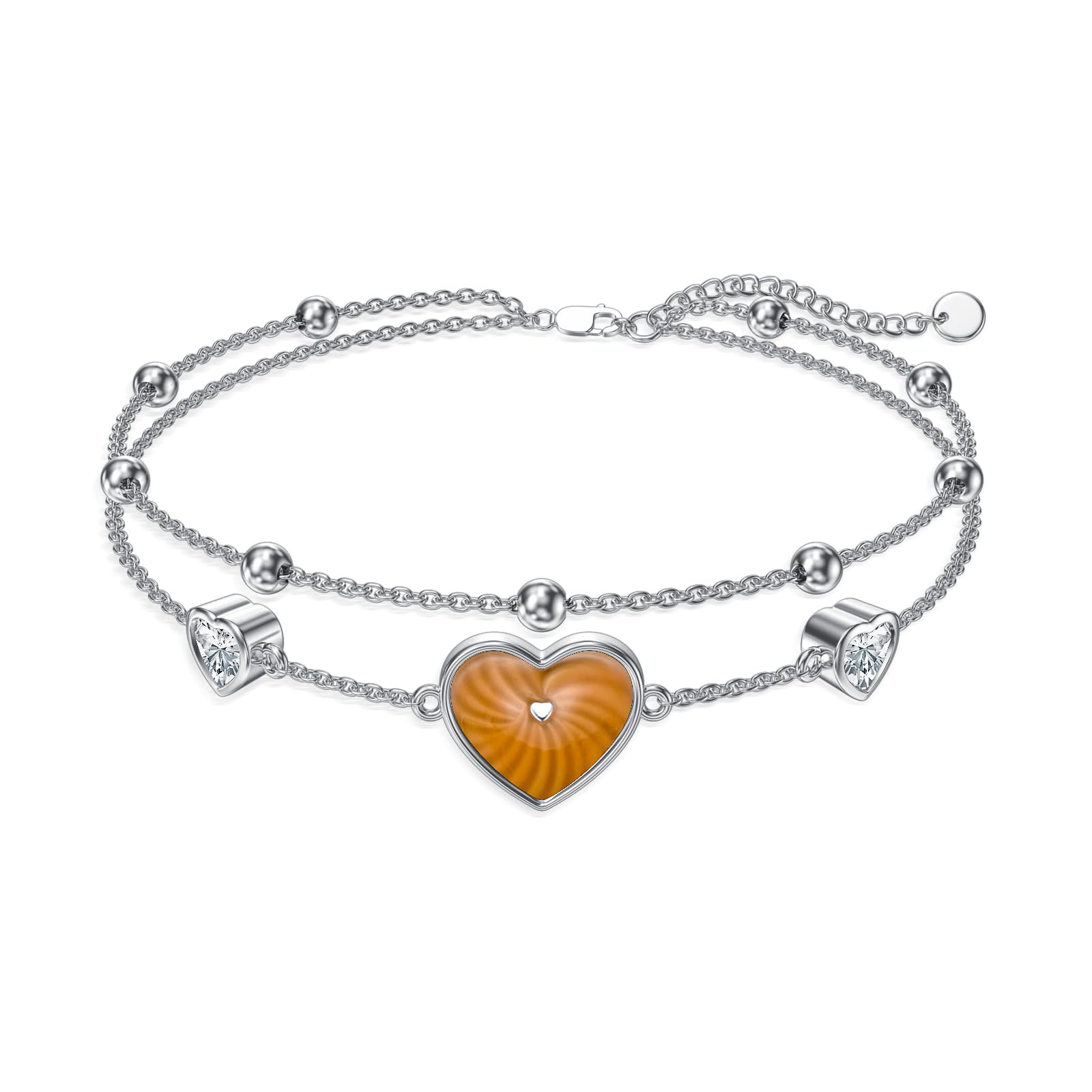 925 Sterling Silver Layered Ankle Bracelets for Women Jewelry Gifts