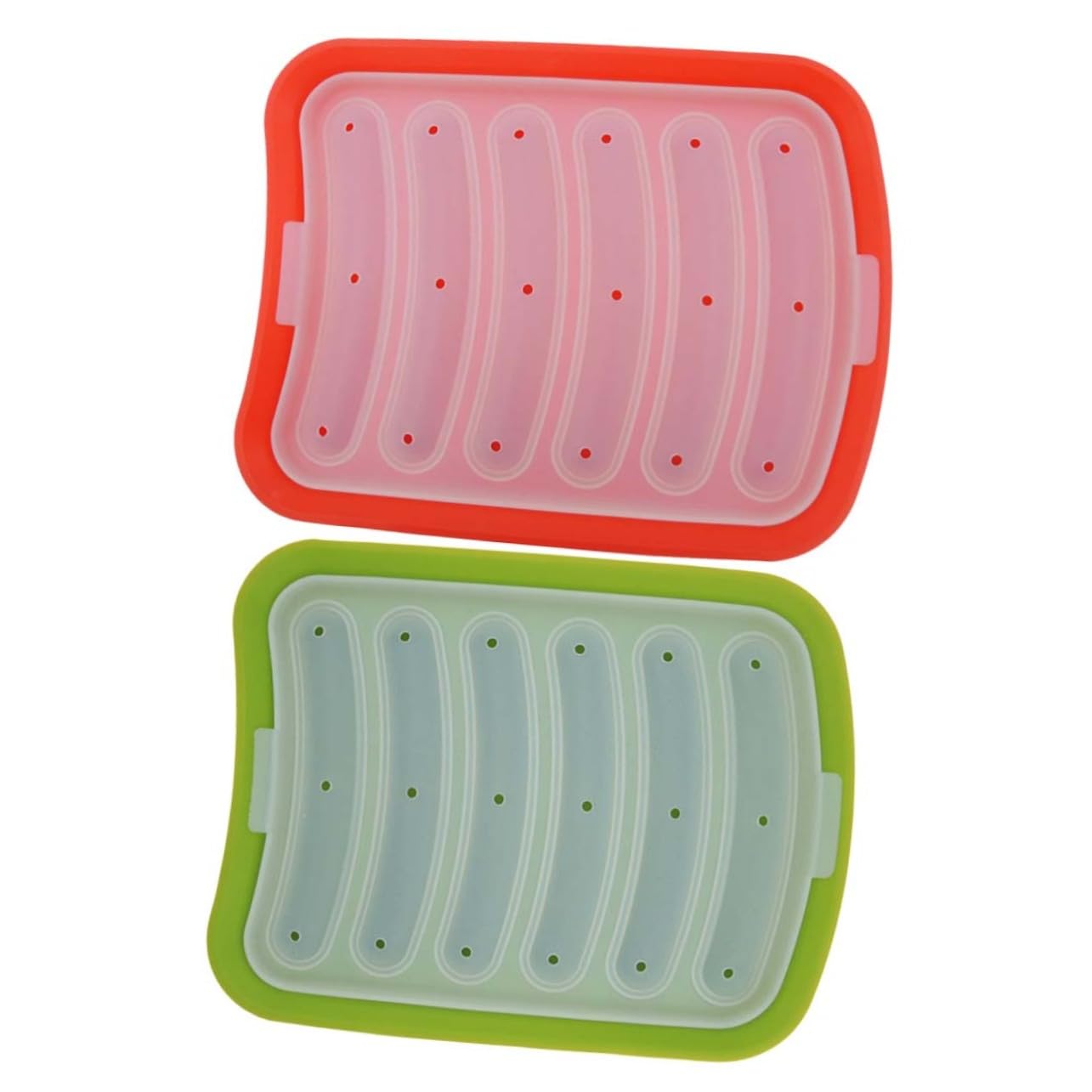 NAMOARLY Diy Sausage Silicone Mold Creative Sausage Molder for Hot Dogs Random Color