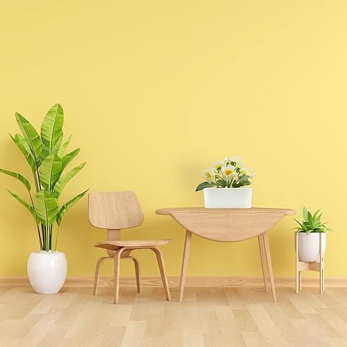 Miniatura 4 de Caja de ventana para plantas con platillos 5 juegos de macetas de plástico con múltiples agujeros de drenaje y bandejas, macetas de flores para el