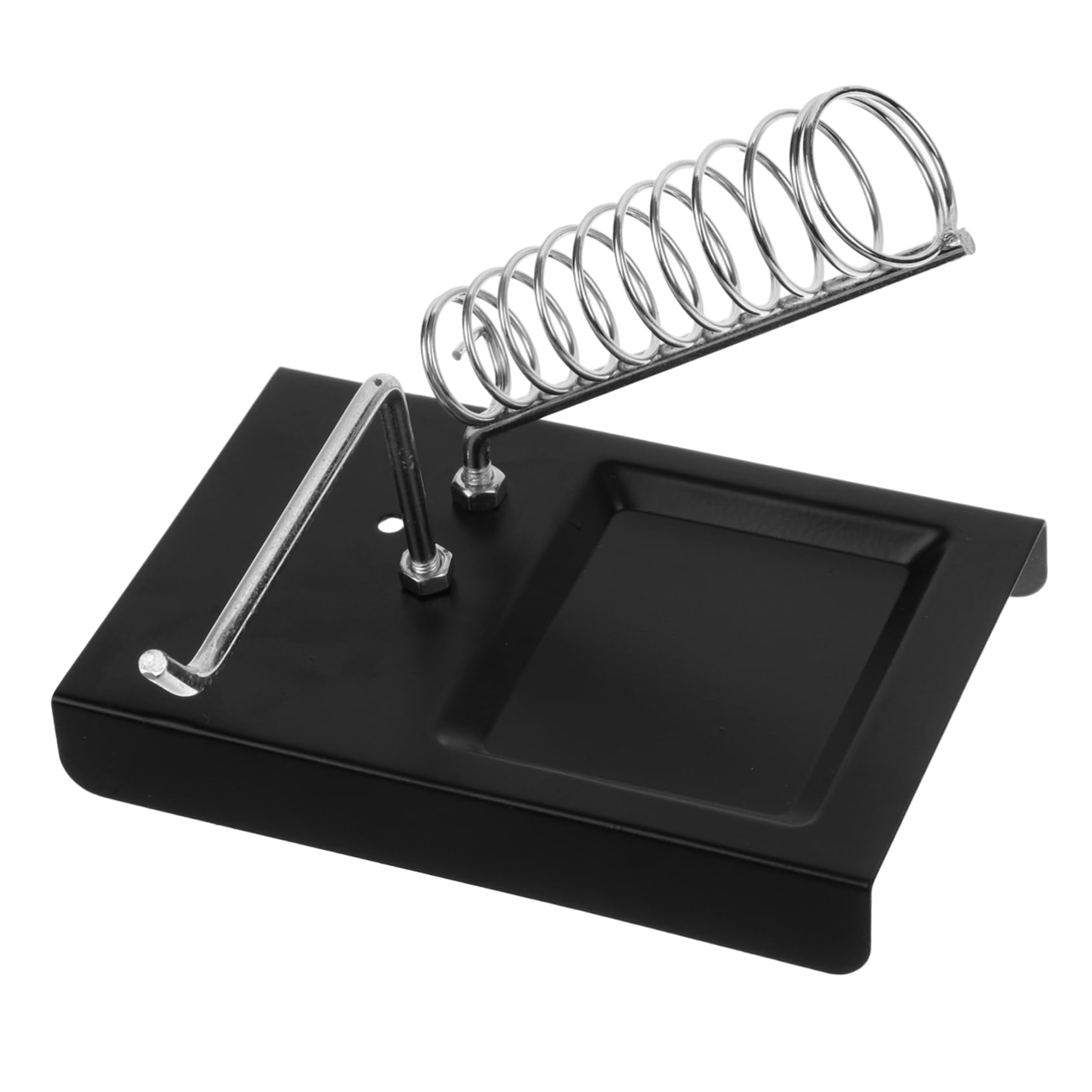 HOMSFOU Sturdy Soldering Iron Holder for Glass Welding Soldering Iron Stand Desk Base for Hobbyists