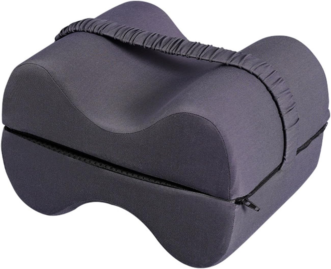 Supportive Leg Cushion for Side Position with Gel Infused Curved Foam to Minimize Strain and Swelling Hip Alignment Pillow