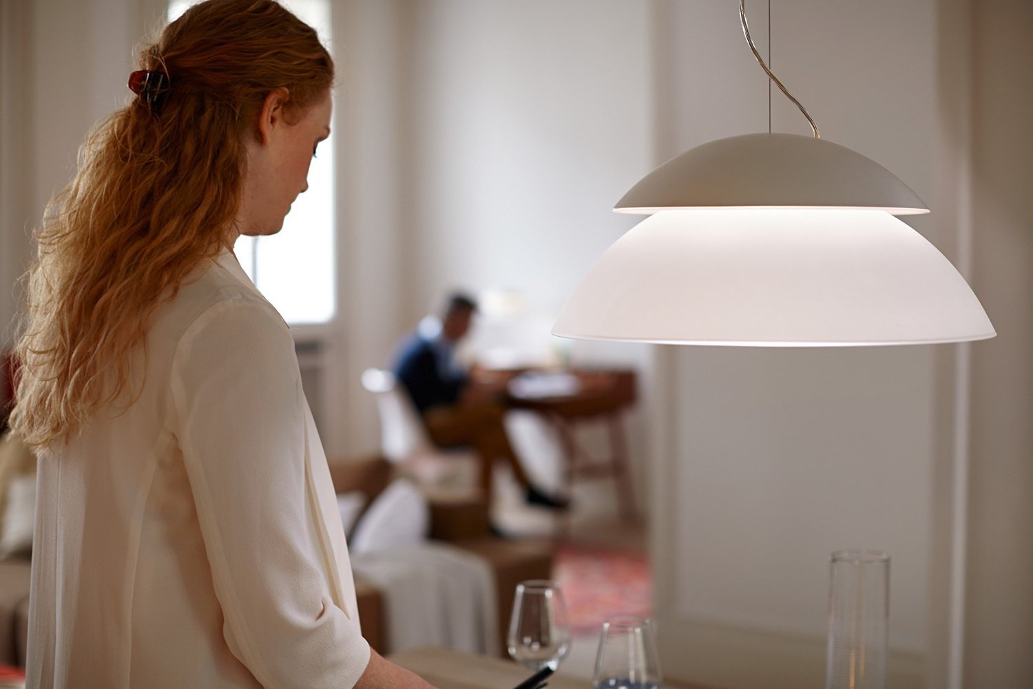 Philips 7120031PH Beyond Hue Suspension LED Connectée Pilotable via Smartphone