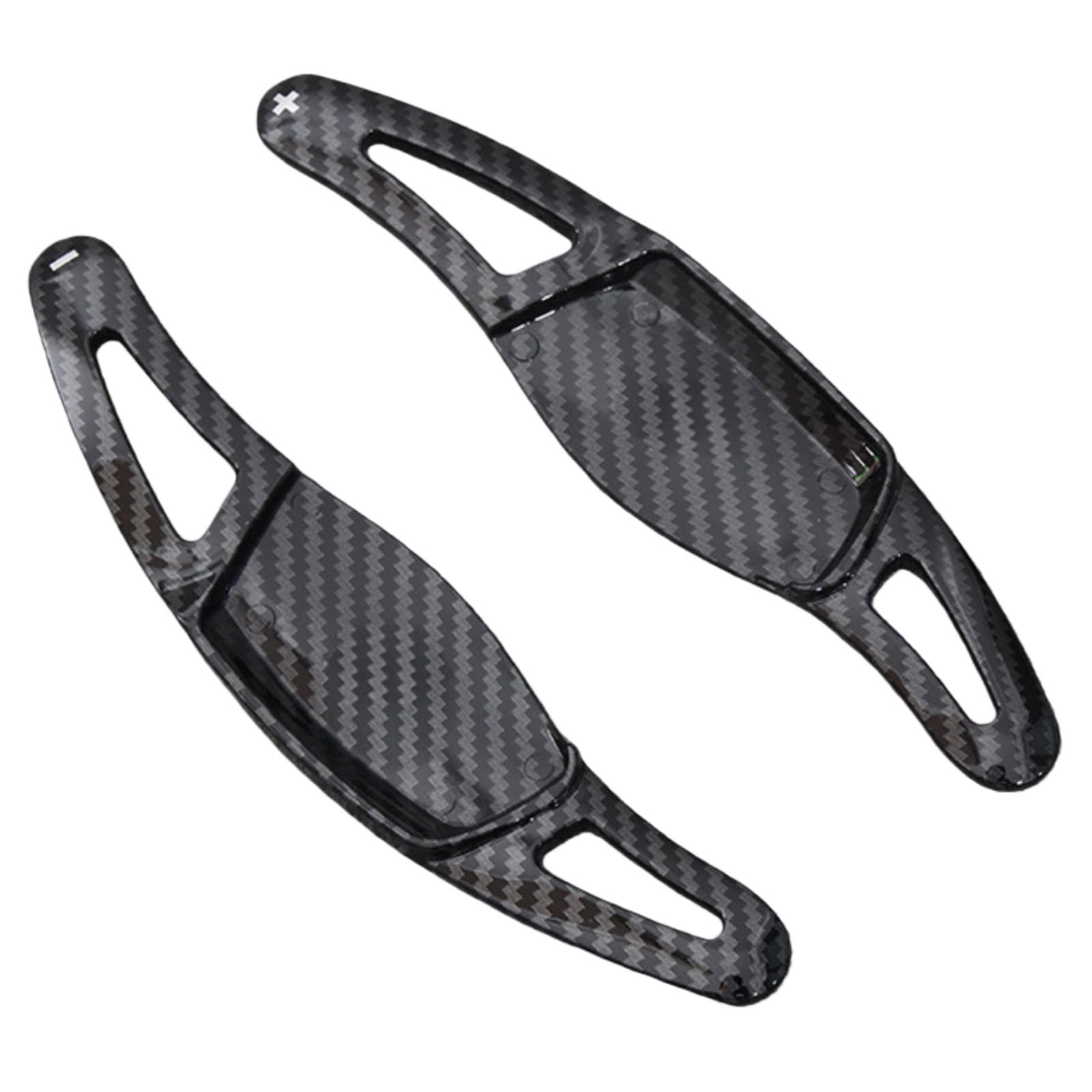 Car Steering Wheel Paddle Shifter Extension Cover for Suzuki Vitara 2016-2023, Auto Trim Interior Steering Wheel Accessories,Carbon Fiber Black