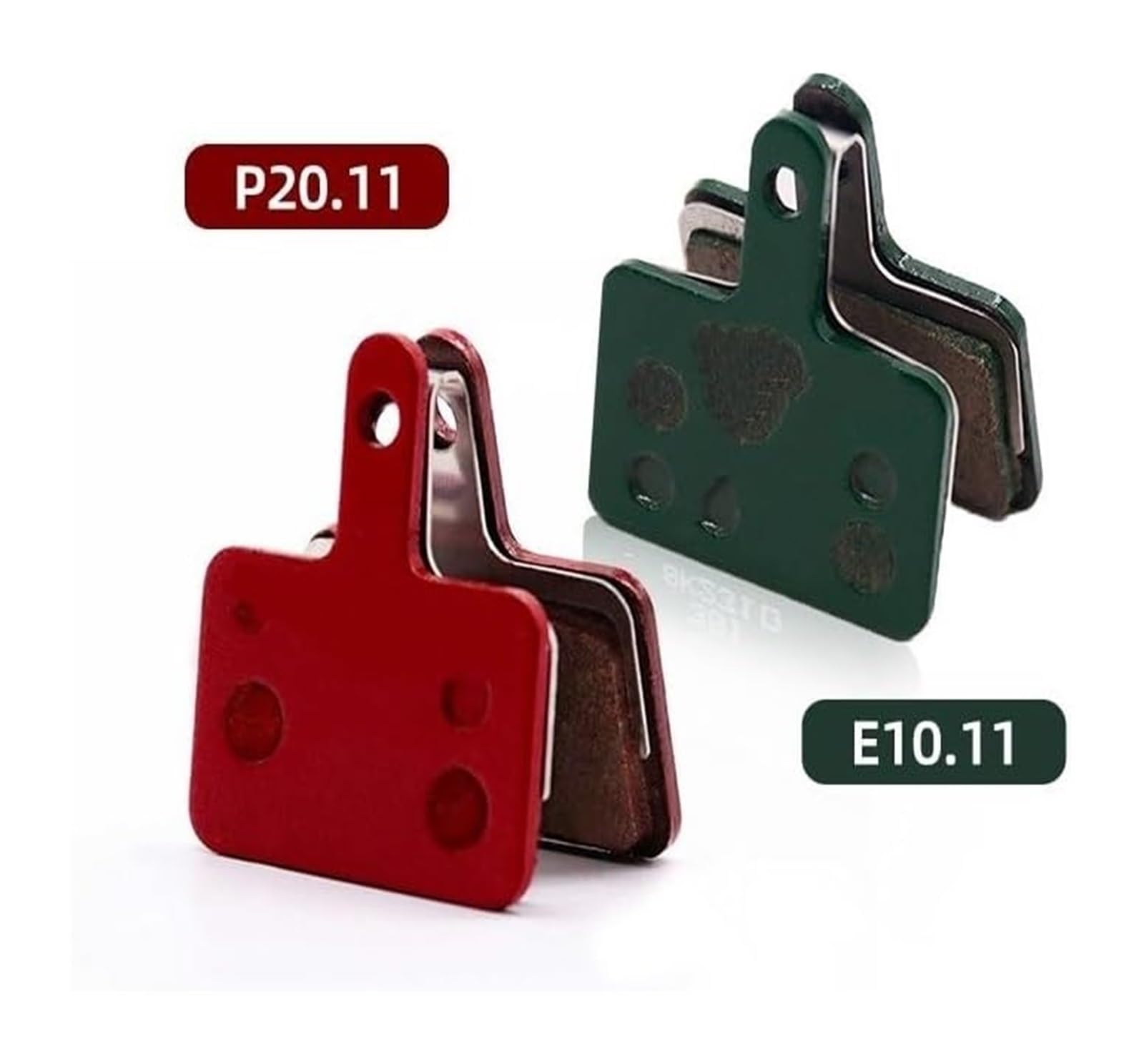Pastillas De Frenos Pastillas De Metal Y Cerámica para Ciclismo Montaña Disco Hidráulicas para TEKTRO E10.11 P20. para Shimano M335 395(2 Pairs P20 with Box)
