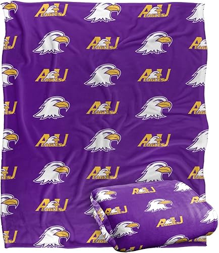 LOGOVISION Colección oficial de mantas con logotipo colegial de la colección de mantas suaves al tacto sedoso