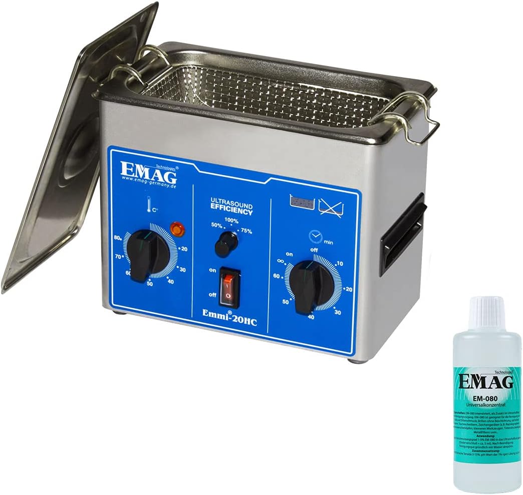 Emag EMMI 20HC 2l Ultrasonic Cleaner 230 x 115 x 75 mm