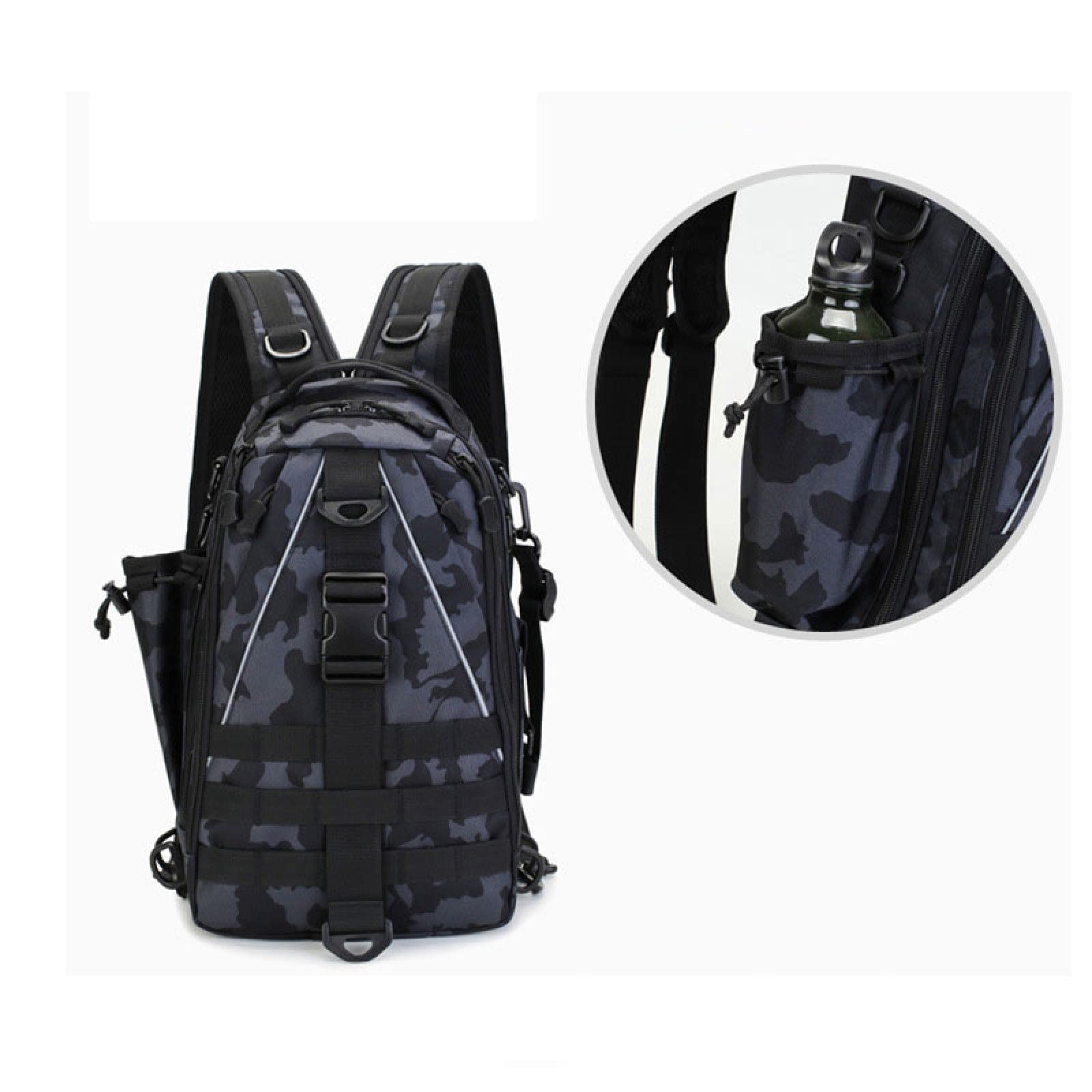 Zaino tattico militare Army Camouflage Molle Borsa a tracolla Sport all'aria aperta Equitazione Escursionismo Campeggio Caccia Zaino impermeabile