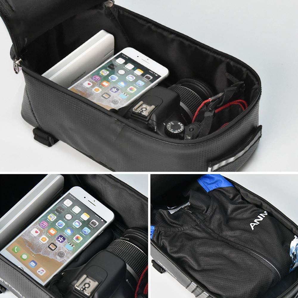 Borsa da bicicletta impermeabile, riflettente per viaggi e pendolarismo, 15 l