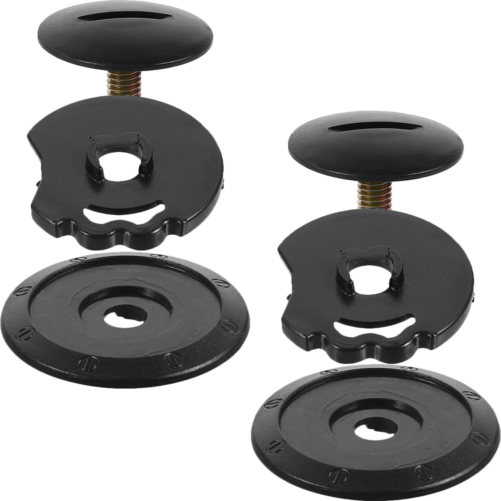 Base de mecanismo para casco de moto con 6 unidades negras y herramientas 8