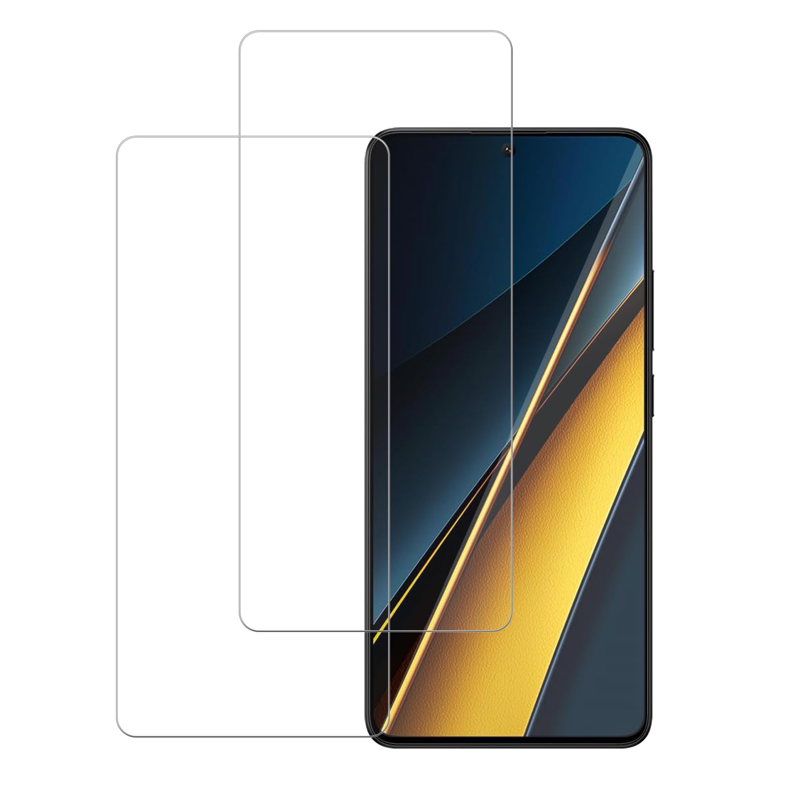 Amazon | Xiao mi Poco X6 Pro 5G ガラスフィルム、6.67 inch、高光 