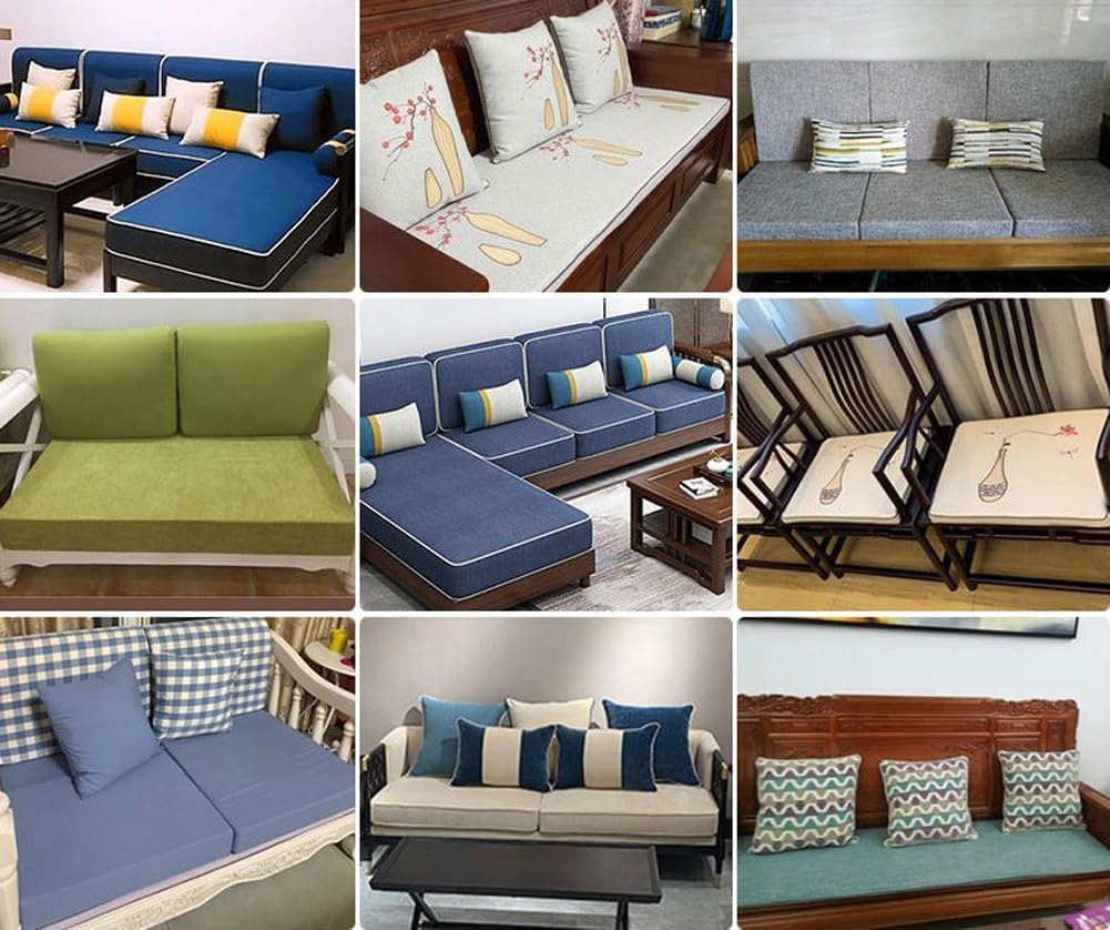 1"/2"/3"/4" Thick High Density Upholstery Foam,White Memory Foam Padding Seat,Pet Bed and Sofa Cushion Replacement,Polyurethane Foam Sheet (4'' Thick-47x16 inch)