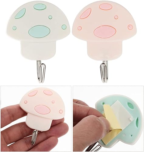 Miniatura 5 de Tofficu 3 ganchos adhesivos de pared para llaves, toallas, sombreros, bolsas